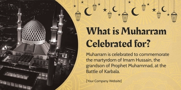 Free What is Muharram Celebrated for? Template to Edit Online