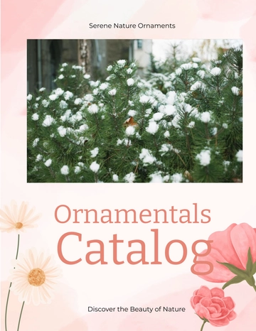 Free Ornamentals Catalog to Edit Online
