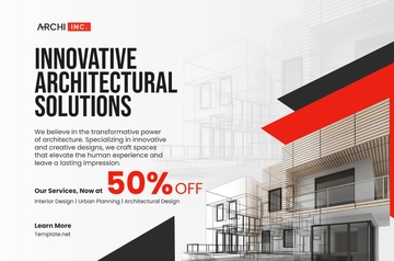 Free Architectural Firm Banner Template to Edit Online
