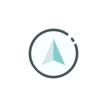 Free GPS Arrow Icon to Edit Online