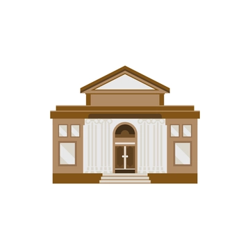 Free Art Gallery Building Clipart to Edit Online