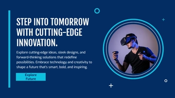 Free Futuristic Twitter Post Template to Edit Online