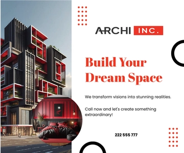 Free Architecture Facebook Ad Banner Template to Edit Online