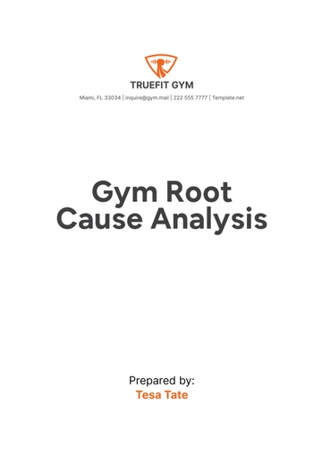 Free Gym Root Cause Analysis Template