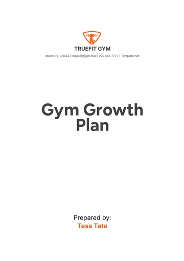 Free Gym Growth Plan Template to Edit Online Free Gym Growth Plan Template to Edit Online