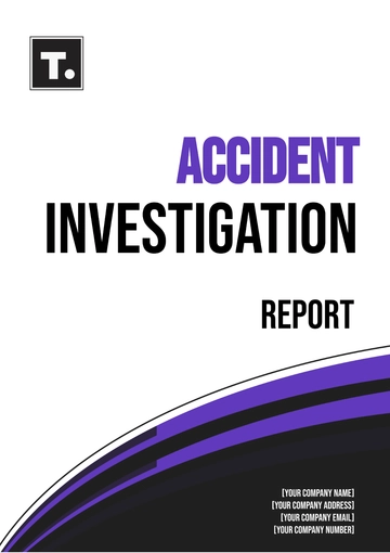Free Accident Investigation Report Template to Edit Online