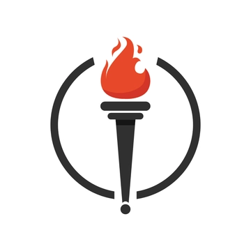 Free Olympic Torch Icon Template to Edit Online