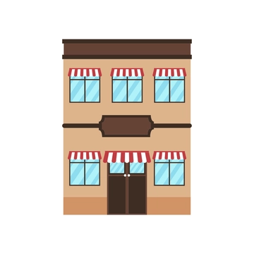 Free Cafe Building Clipart to Edit Online