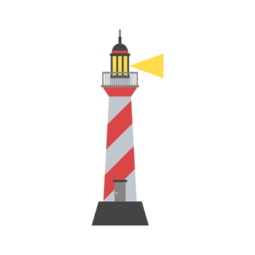 Free Lighthouse Building Clipart to Edit Online