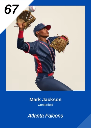 Free Minimalist Baseball Card Template to Edit Online