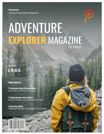 Free Adventure Magazine Template to Edit Online