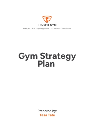 Free Gym Strategy Plan Template to Edit Online Free Gym Strategy Plan Template to Edit Online