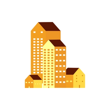 Free Orange Building Clipart to Edit Online