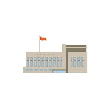 Free Embassy Building Clipart to Edit Online