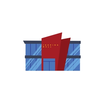 Free Mall Building Clipart to Edit Online