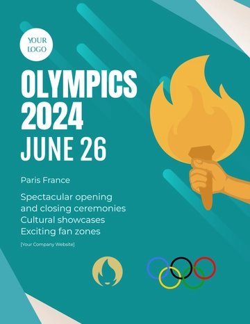 Free Olympics Flyer Template to Edit Online