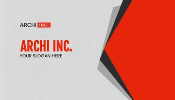 Free Architecture Service Business Card Template to Edit Online