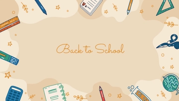 Free Aesthetic Back to High School Background Template to Edit Online