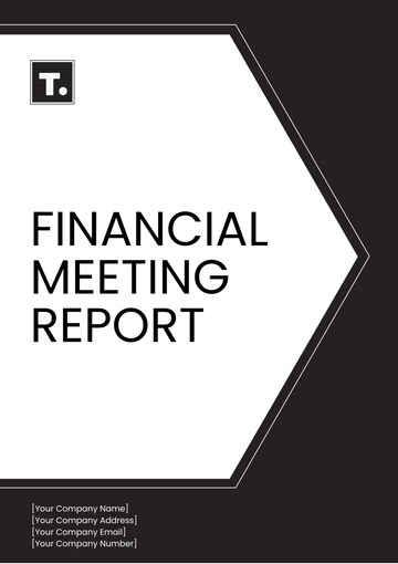 Free Financial Meeting Report Template to Edit Online