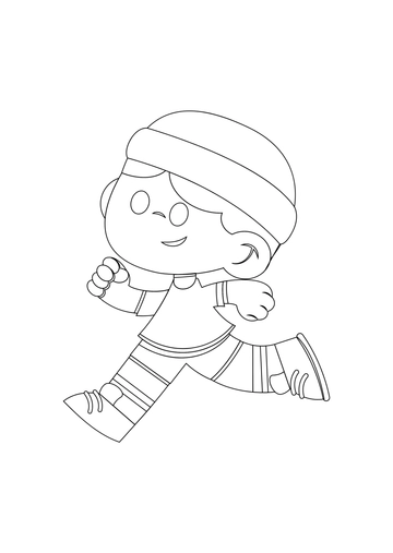 Free Olympics Kids Drawing Template to Edit Online