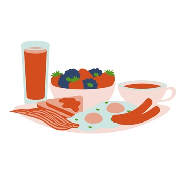 Free Breakfast Clipart to Edit Online