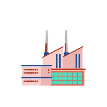 Free Factory Building Clipart to Edit Online