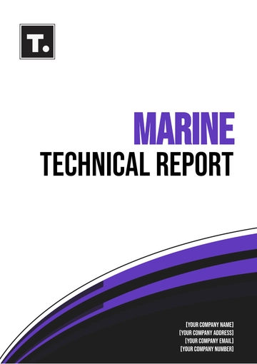 Free Marine Technical Report Template to Edit Online