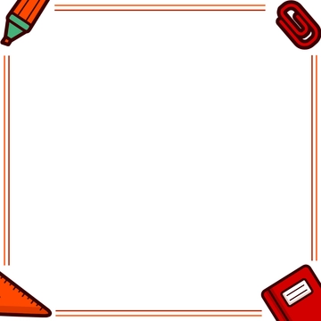 Free Border Back to School Clipart Template to Edit Online