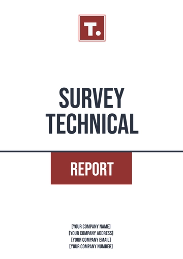 Free Survey Technical Report Template to Edit Online