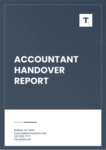Free Accountant Handover Report Template to Edit Online
