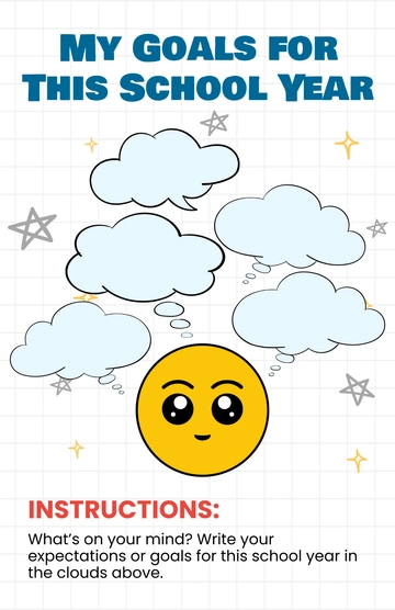 Free Back to School Collaborative Poster Template to Edit Online