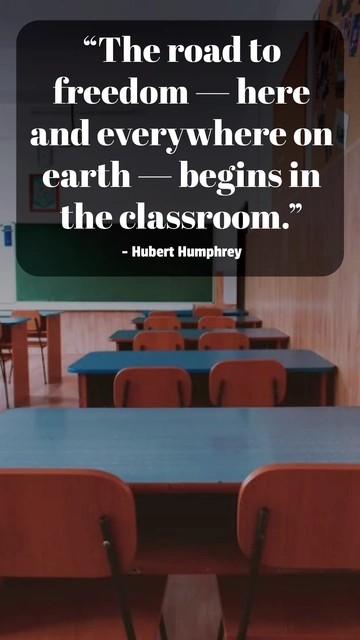 Free Back to School Positive Quote Template to Edit Online