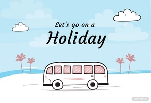 Holiday Postcard Template