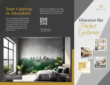 Free Hotel Destination Brochure Template to Edit Online