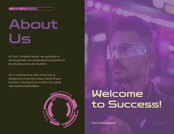 Free Futuristic Brochure Template to Edit Online