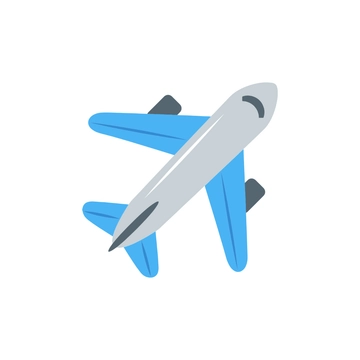 Free Airplane Emoji Clipart to Edit Online