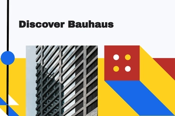 Free Bauhaus Post Card Template to Edit Online