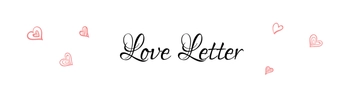 Free Default Love Letter Header Template to Edit Online