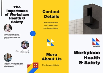 Free Bauhaus Pamphlet Template to Edit Online
