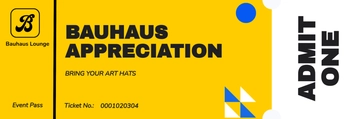 Free Bauhaus Tickets Template to Edit Online