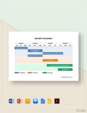 Sample Security Roadmap Template