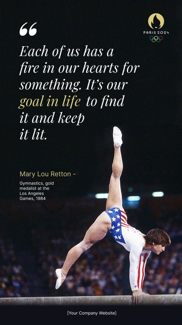 Free Olympics Quote Template to Edit Online