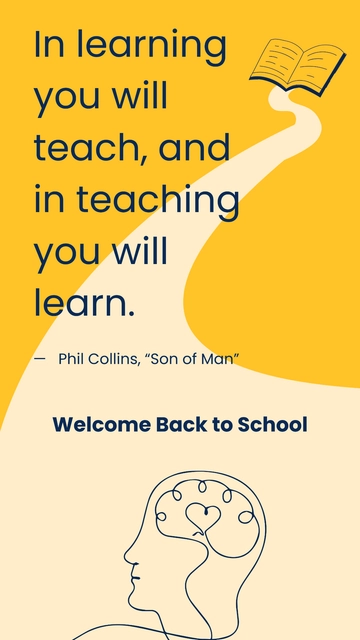 Free Back to School Teacher Quote Template to Edit Online