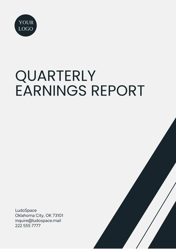 Free Quarterly Earnings Report Template to Edit Online