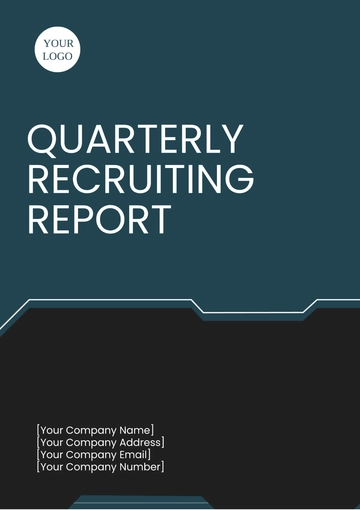 Free Quarterly Recruiting Report Template to Edit Online