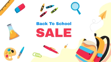 Free Back to School Sale Background Template to Edit Online