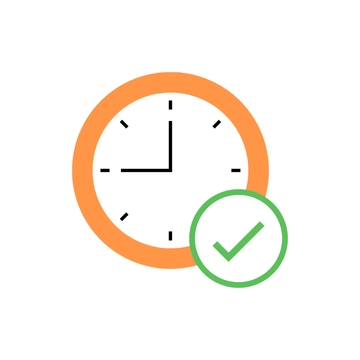 Free Time Check Icon to Edit Online