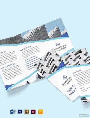 Creative Architecture Tri-Fold Brochure Template