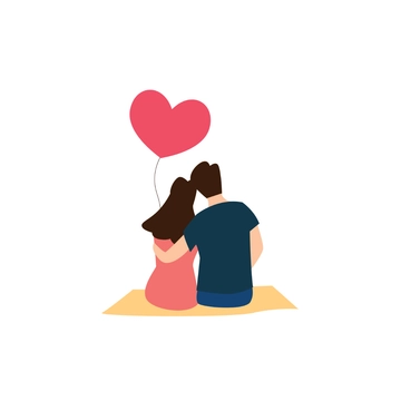 Free Romantic Couple Clipart to Edit Online