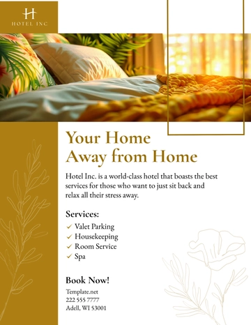 Free Hotel Announcement Flyer Template to Edit Online Free Hotel Announcement Flyer Template to Edit Online